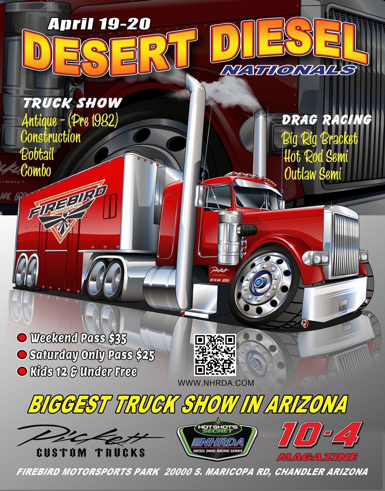 Pickett Custom Trucks Presents the Big Rig Show-N-Shine at the Desert Diesel Nationals